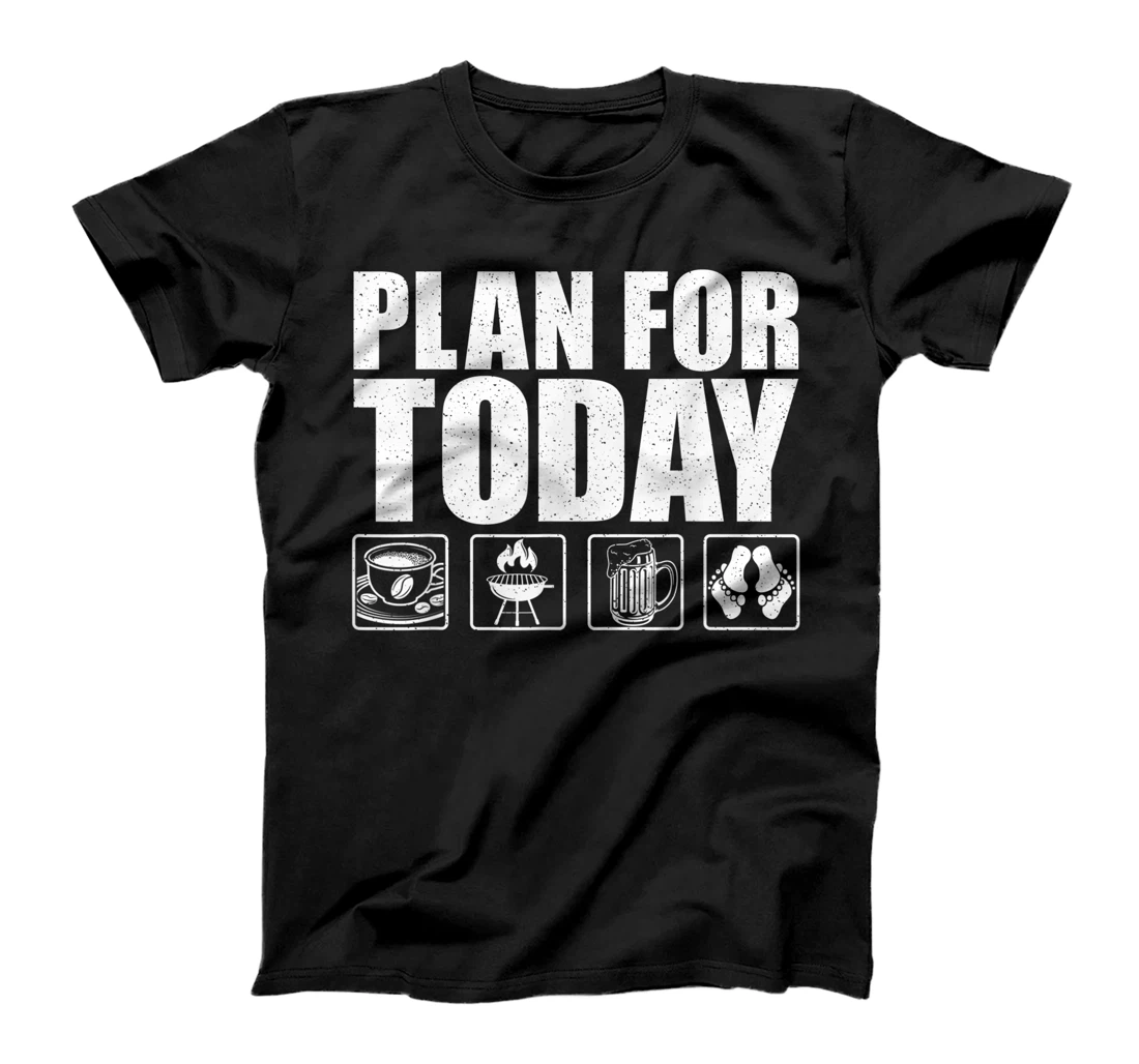 Personalized BBQ Smoker Plan For Today T-Shirt, Women T-Shirt