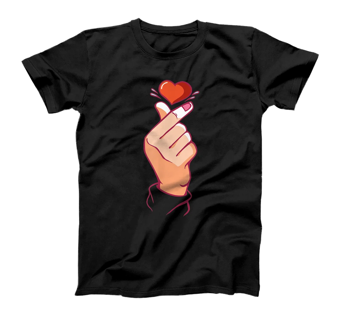 Korean Heart Fingers K-Pop Heart Hand Sign K-Drama T-Shirt, Kid T-Shirt and Women T-Shirt