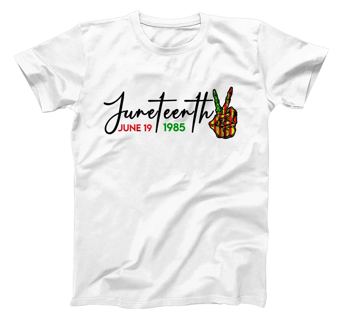 Personalized peace juneteenth june 19 1865 american african flag pride T-Shirt, Kid T-Shirt and Women T-Shirt