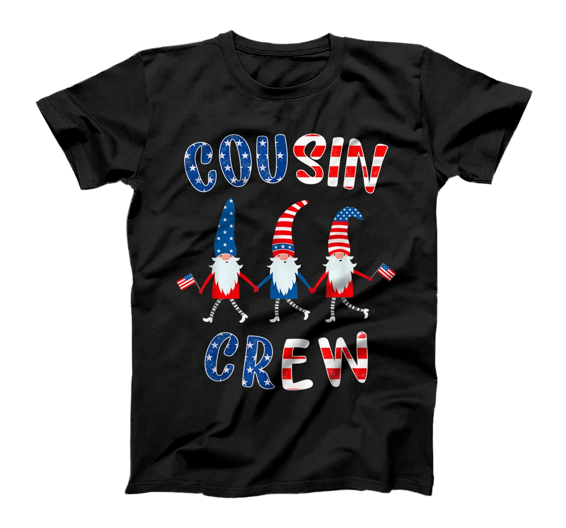 Cousin Crew 4th of July Patriotic American Family Matching T-Shirt, Kid T-Shirt and Women T-Shirt