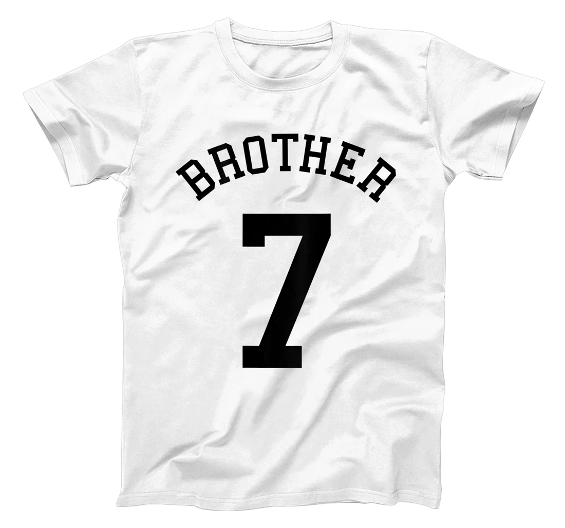 Brother Jersey No. 7 Football Bro Baseball Basketball Rugby T-Shirt, Kid T-Shirt