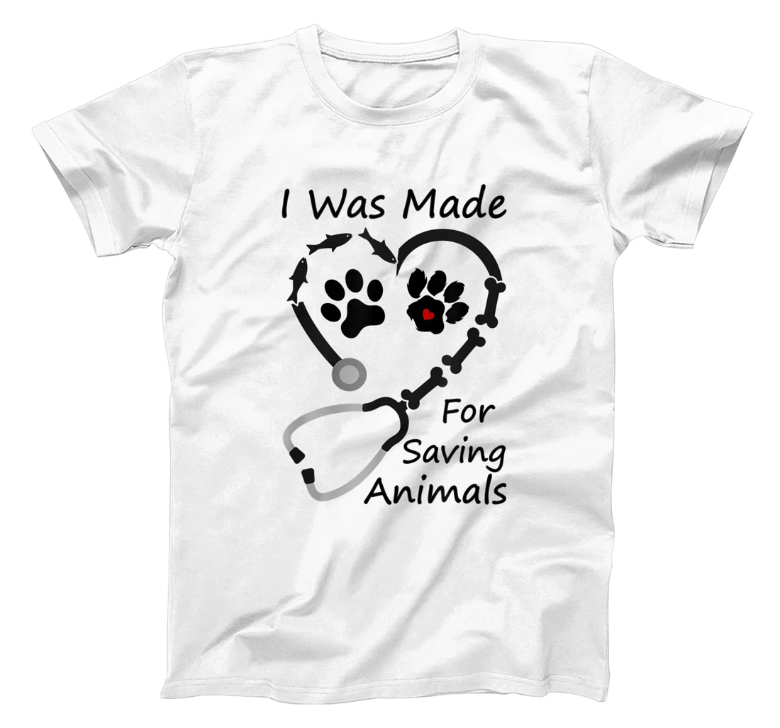 I Was Made For Saving Animals Veterinarian Student Future T-Shirt, Women T-Shirt
