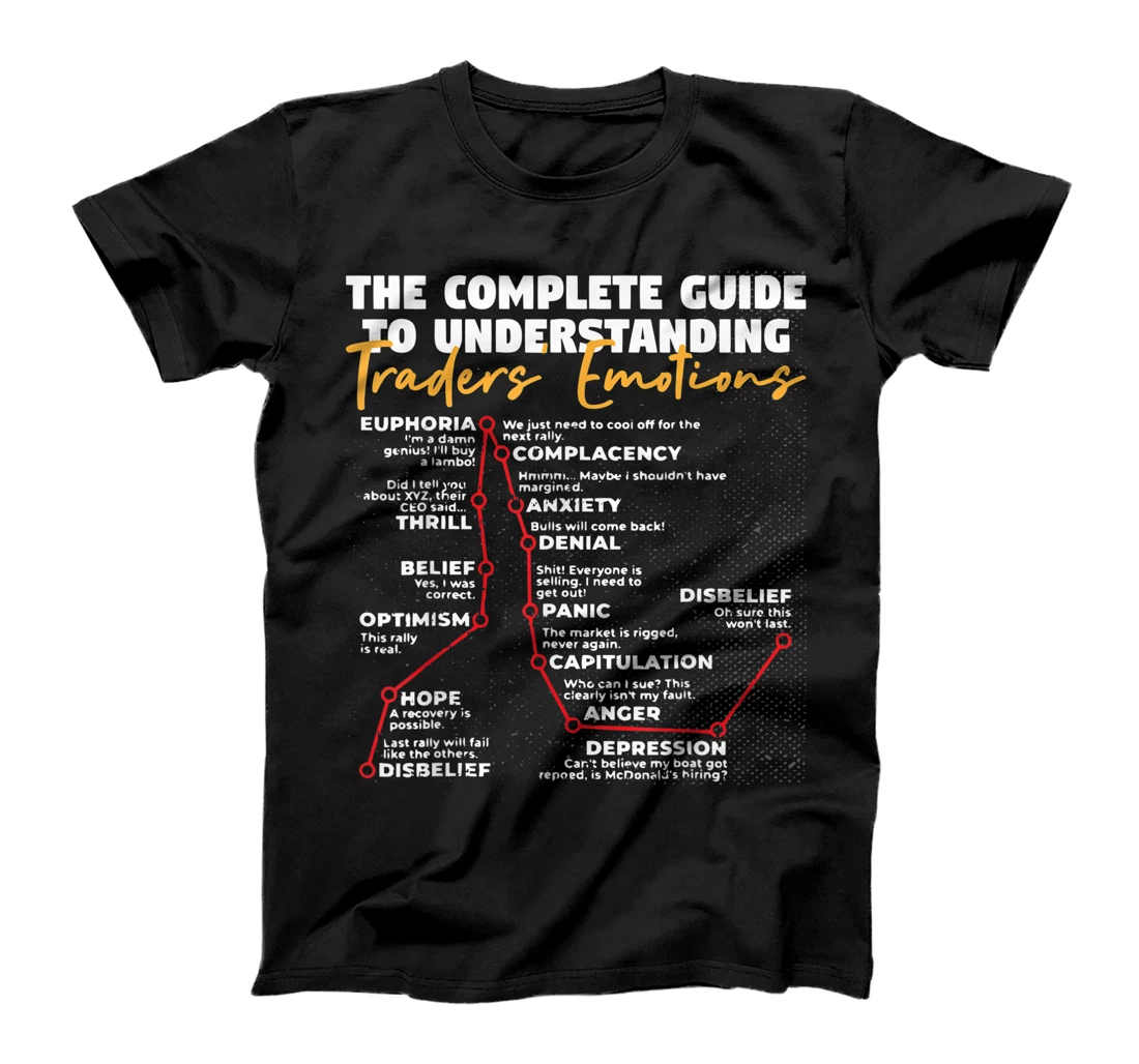 Personalized The Complete Guide To Understanding Traders' Emotions T-Shirt, Women T-Shirt