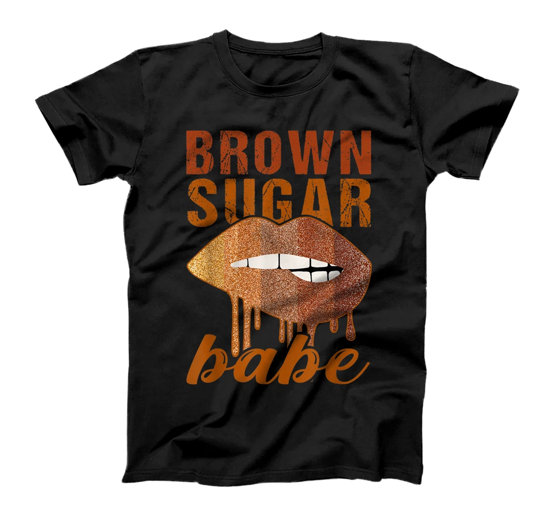 Brown - Sugar Babe Black Woman Melanin African American T-Shirt, Kid T-Shirt and Women T-Shirt