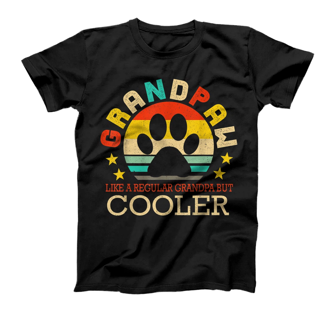 Grand Paw Like A Regular Grandpa But Cooler Funny Dog Lovers T-Shirt, Women T-Shirt