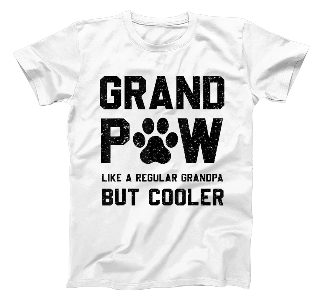 Mens Grand Paw Like A Regular Grandpa But Cooler Funny Dog Lovers T-Shirt