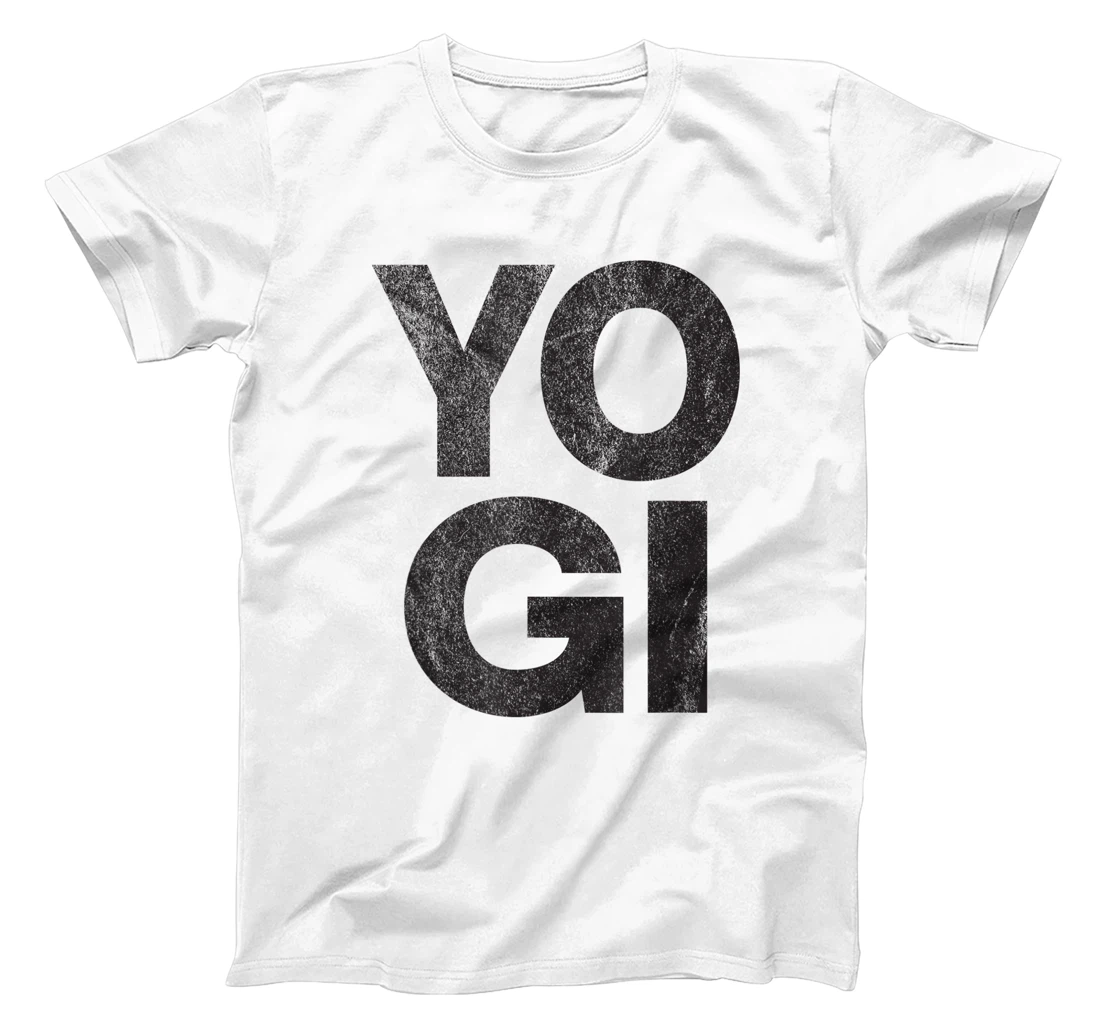 Personalized YOGI - distressed retro yoga lover workout gym exercise zen T-Shirt, Women T-Shirt
