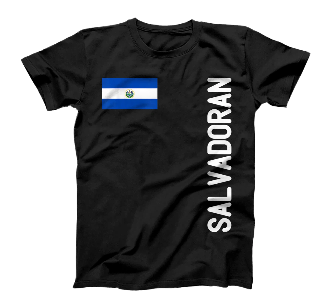 Personalized Salvadoran Flag And El Salvador Roots T-Shirt, Kid T-Shirt and Women T-Shirt