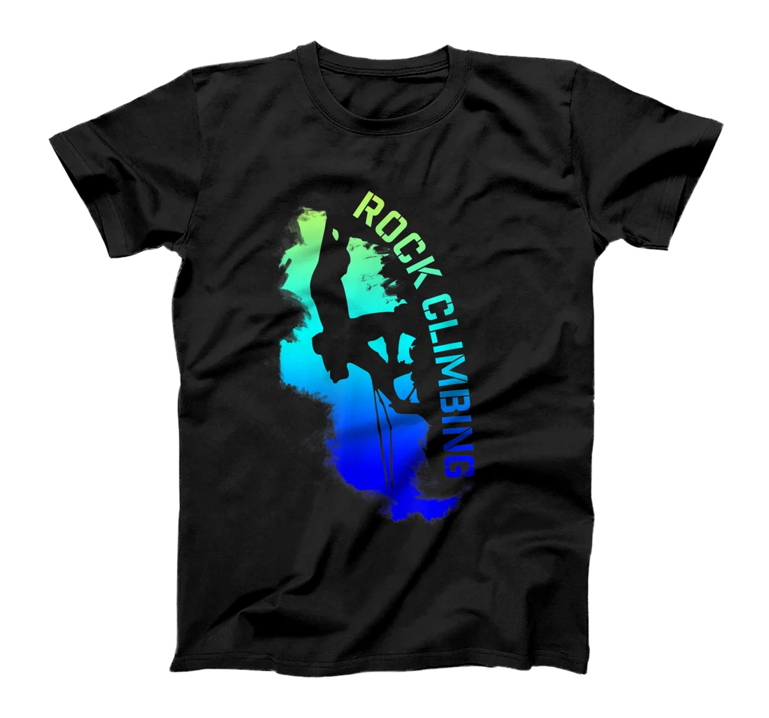Personalized Rock Climbing Mountain Climber & Hiker - Alpinism Splash Art T-Shirt, Kid T-Shirt and Women T-Shirt