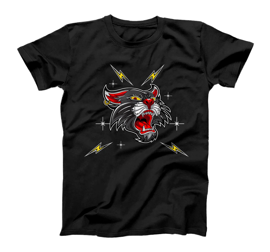 Personalized Lightning Mean Bobcat Graphic T-Shirt, Kid T-Shirt and Women T-Shirt
