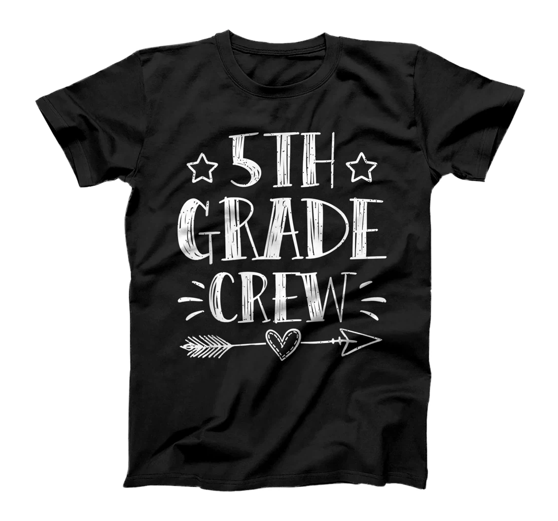 Personalized 5th Grade Crew 1st Day Of School Fifth Grade Teacher Team T-Shirt, Kid T-Shirt and Women T-Shirt