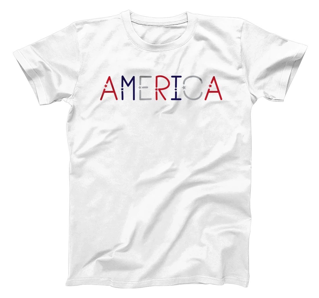 Personalized America 4th Of July USA Flag Independence Day T-Shirt, Kid T-Shirt and Women T-Shirt