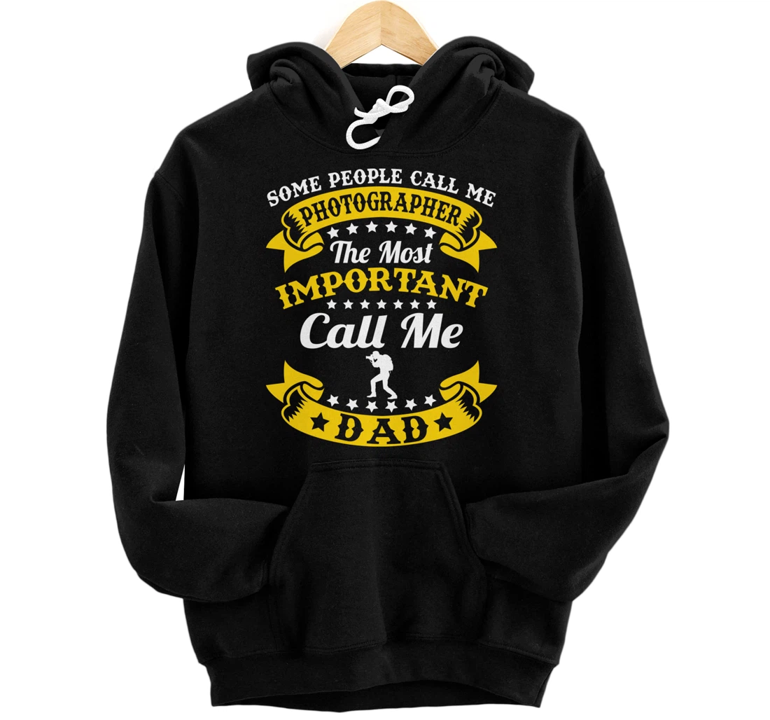 Proud Photographer Dad Father's Day Photography Pullover Hoodie