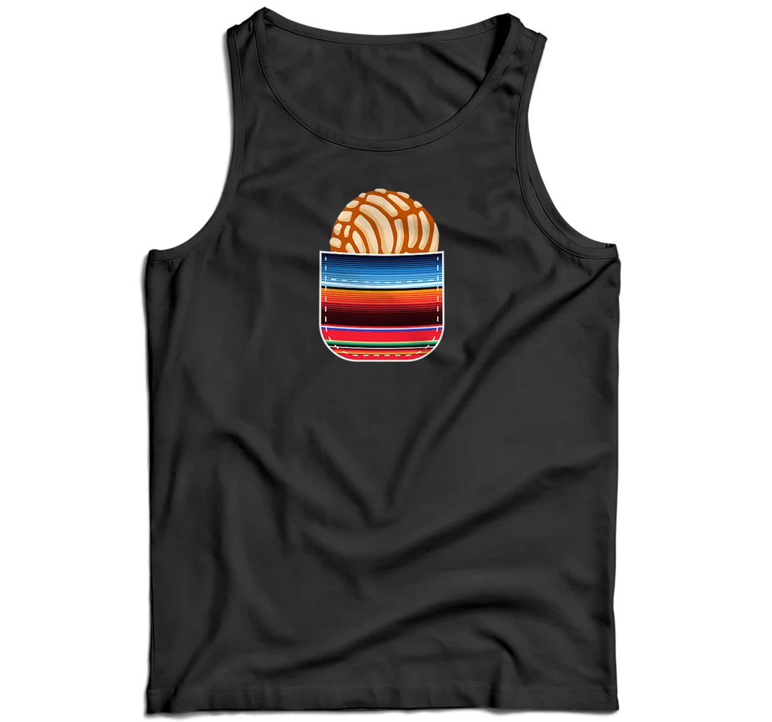 Concha Serape Blanket Pattern Mexican Fiesta Premium Tank Top