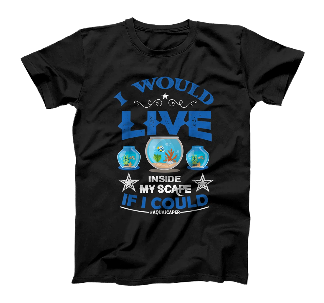 Aquascaping Aquarium Fishkeeping T-Shirt, Kid T-Shirt and Women T-Shirt