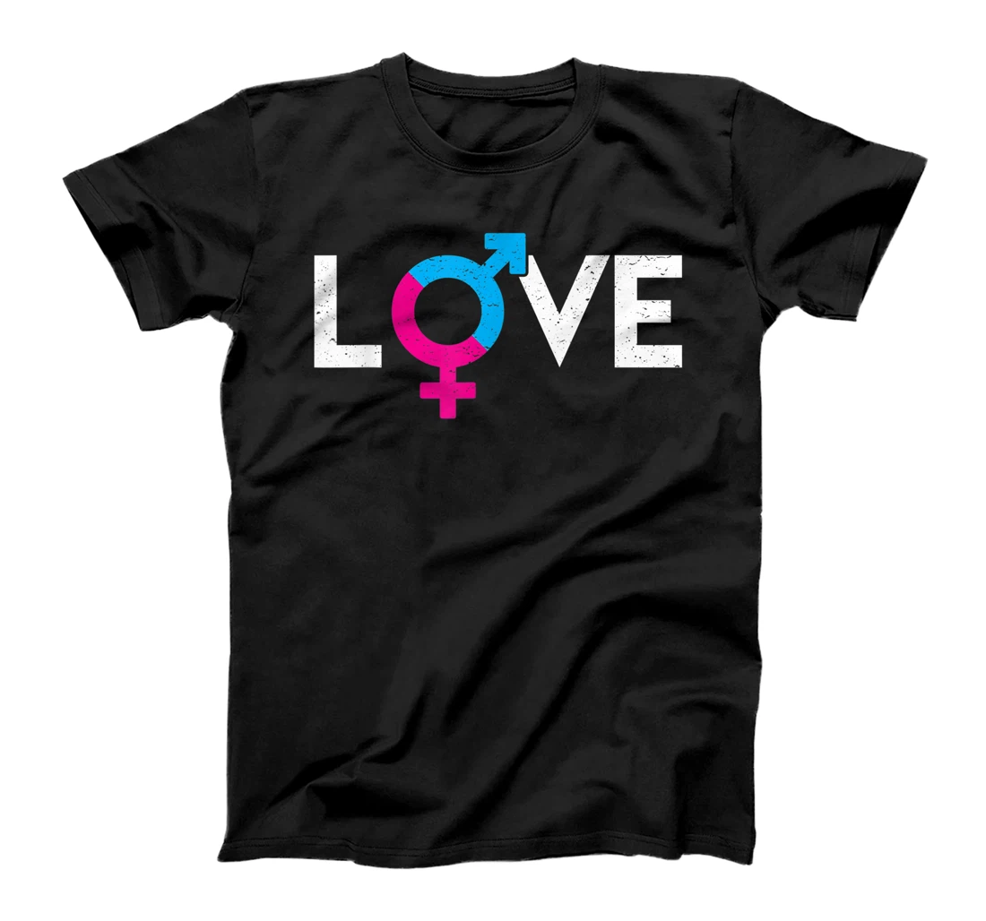 Personalized LOVE 2021 Transsexual Merch Equality Outfit Flag Funny T-Shirt, Women T-Shirt