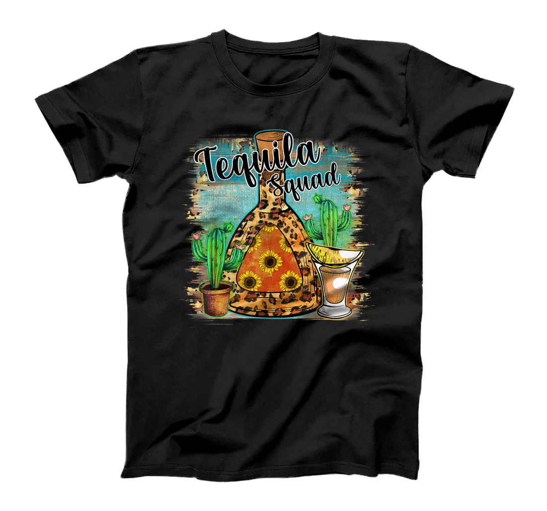 Personalized Hello Summer Tequila Squad Lime Western Leopard Vintage T-Shirt, Women T-Shirt