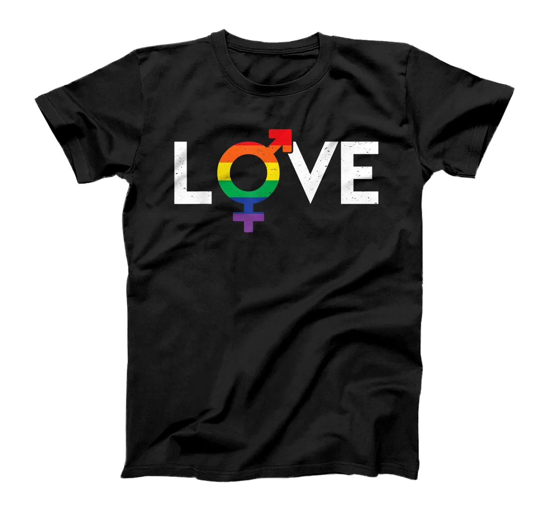 Personalized LOVE 2021 Equality Apparel Lesbian Outfit Trans Girl Pan T-Shirt, Women T-Shirt