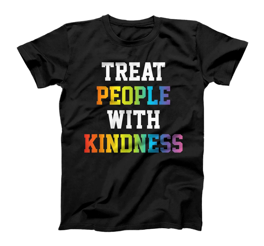 Personalized Treat People With Kindness Ally Flag Love Proud Pansexual T-Shirt, Women T-Shirt