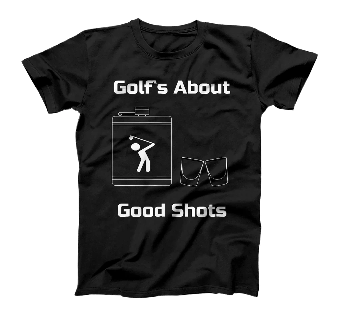 Personalized Mens Golf`s About Good Shots Mens T-Shirt