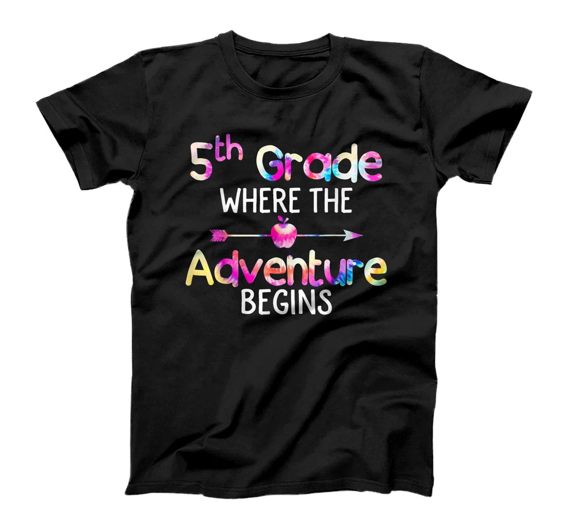 Personalized qdz4 5th Grade Where Adventure Begin Teacher Back To School T-Shirt, Kid T-Shirt and Women T-Shirt