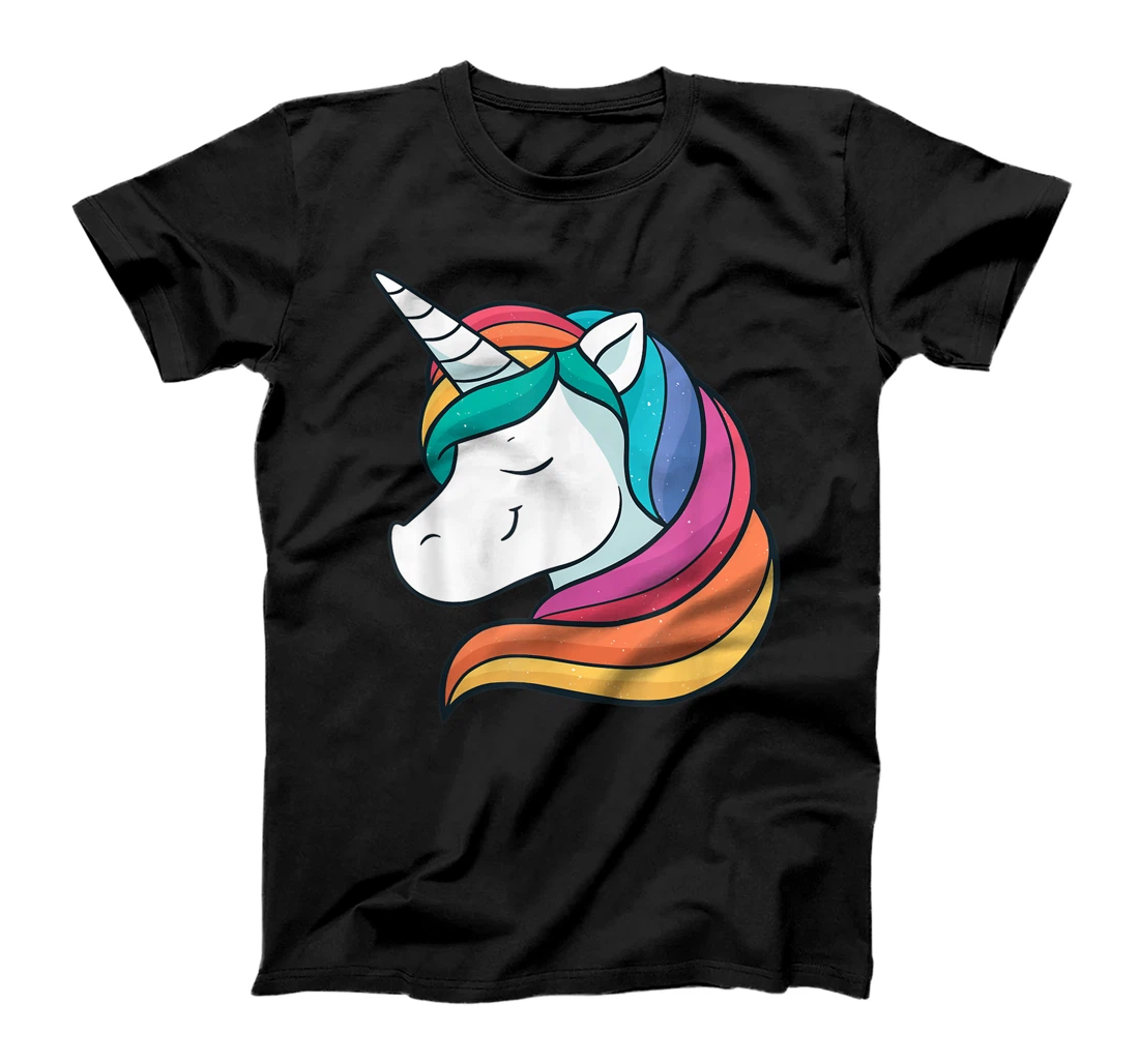 Personalized Cute Kawaii Girls Unicorn Graphic Tee T-Shirt, Kid T-Shirt and Women T-Shirt