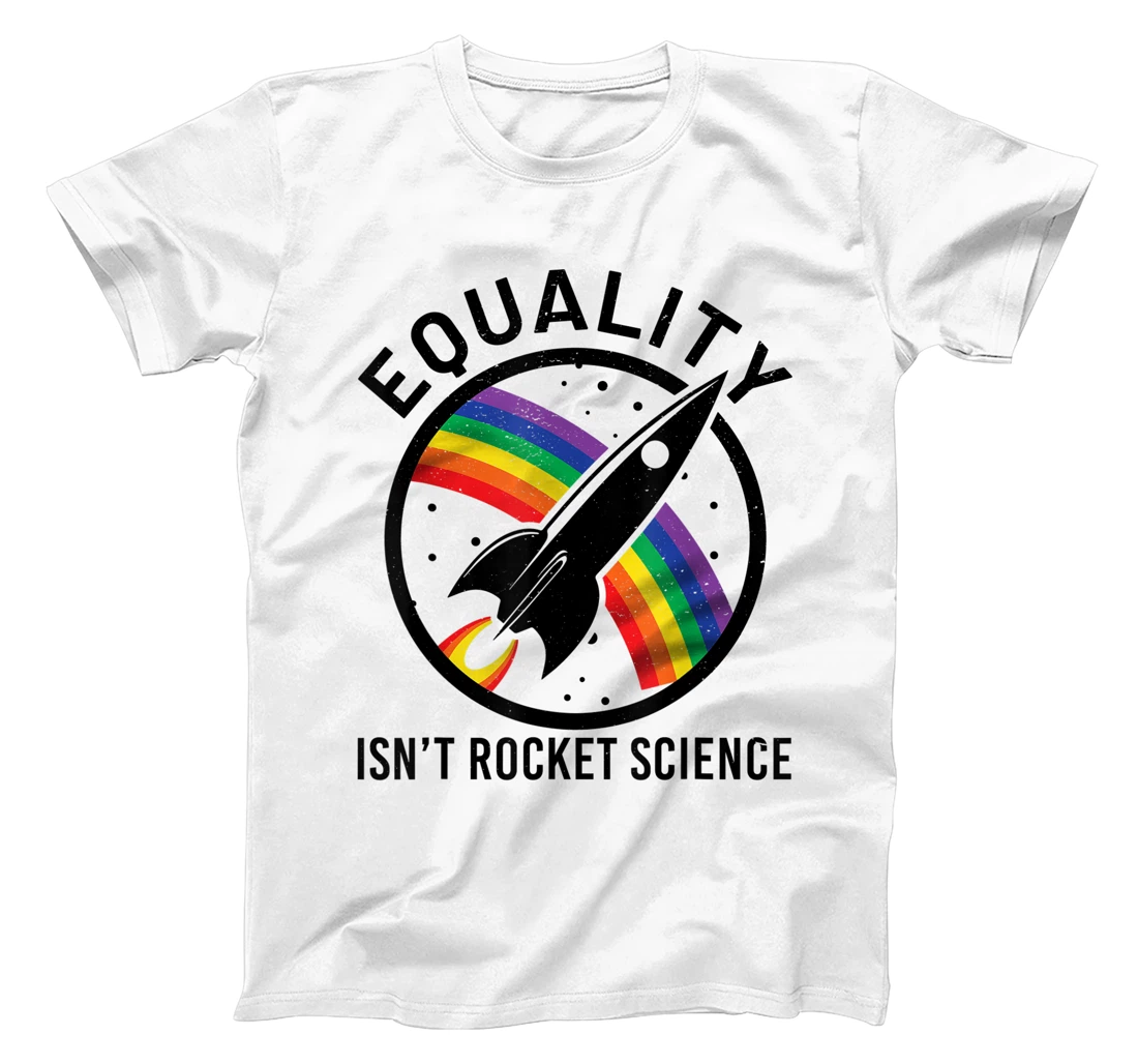 Personalized Equality Isnt Rocket Science Is Not LGBTQ+ Love Equality Bi T-Shirt, Women T-Shirt