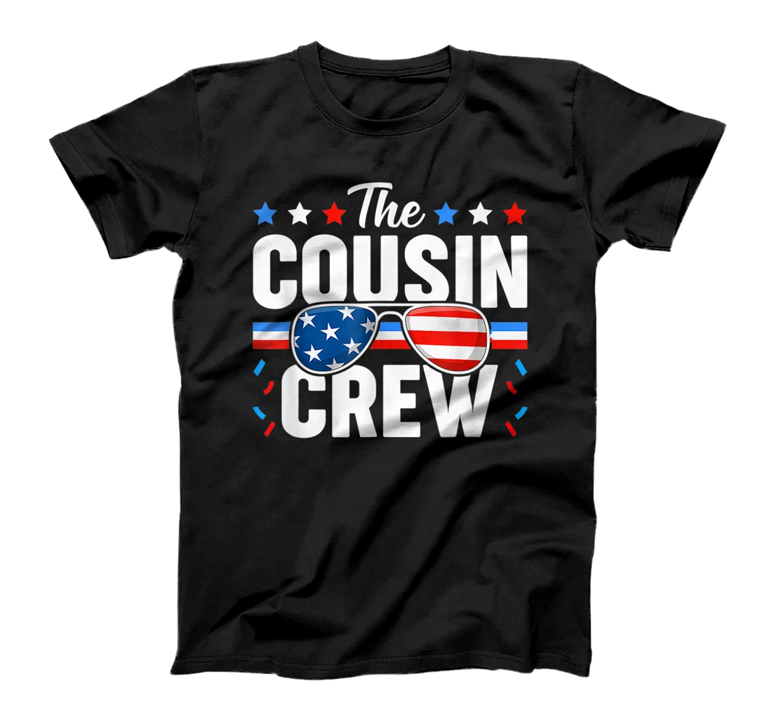 Cousin Crew 4th Of July Patriotic American Family Matching T-Shirt, Women T-Shirt