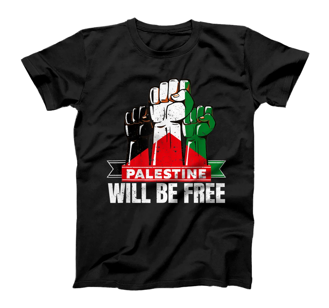 Free Palestine Will Be Free Flag Free Jerusalem, Free Gaza T-Shirt, Kid T-Shirt and Women T-Shirt