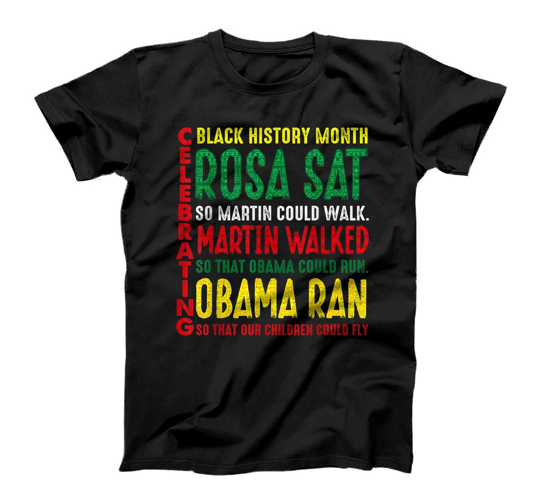 Black history month Rosa Martin Obama Celebrate Pride T-Shirt, Women T-Shirt