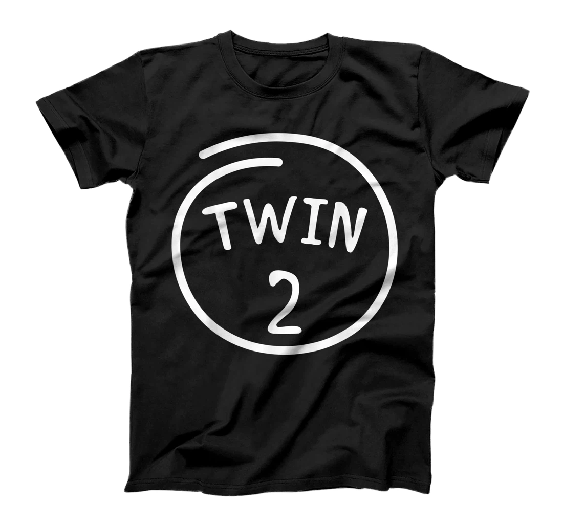 Twin 2 Funny Twin Siblings Matching Twins Family Twin T-Shirt, Kid T-Shirt and Women T-Shirt