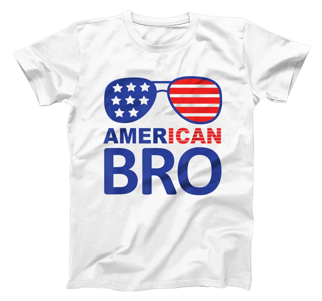 American Bro Sunglasses 4th Of July Flag Independence Day T-Shirt, Kid T-Shirt and Women T-Shirt