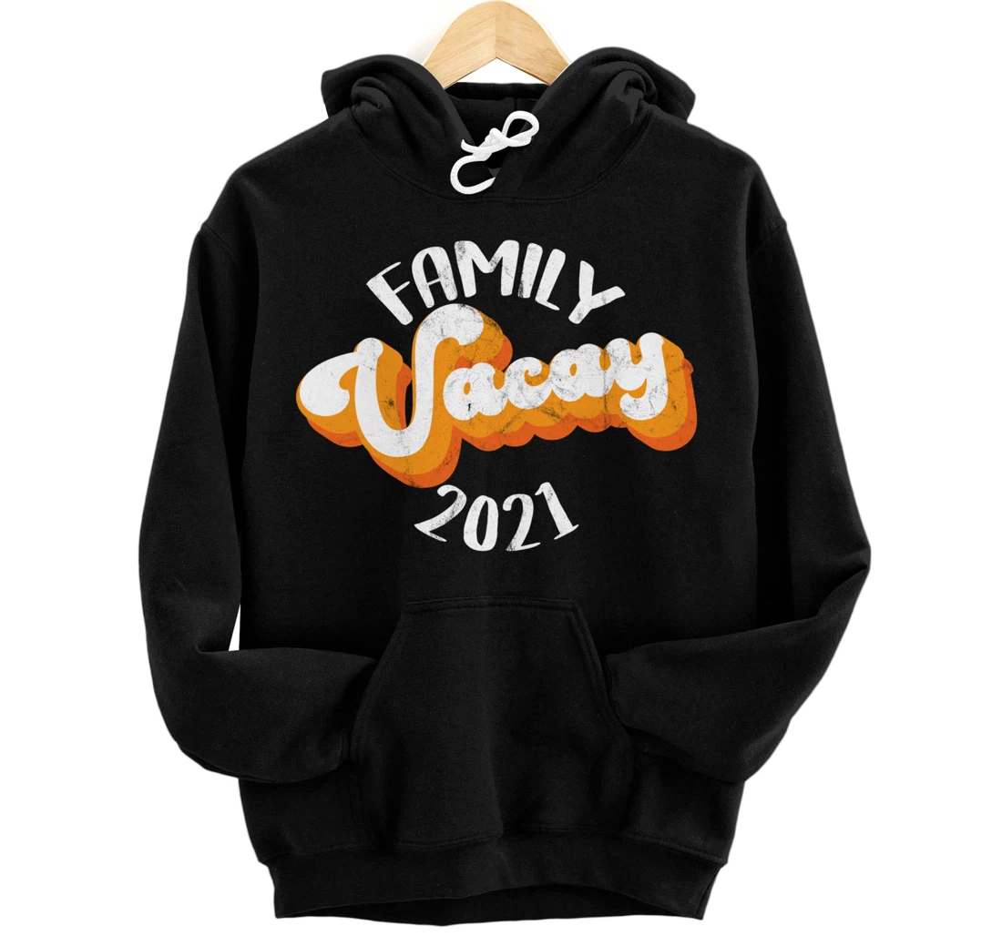 Personalized Family Vacay 2021 Summer Vacation Family Group Pullover Hoodie