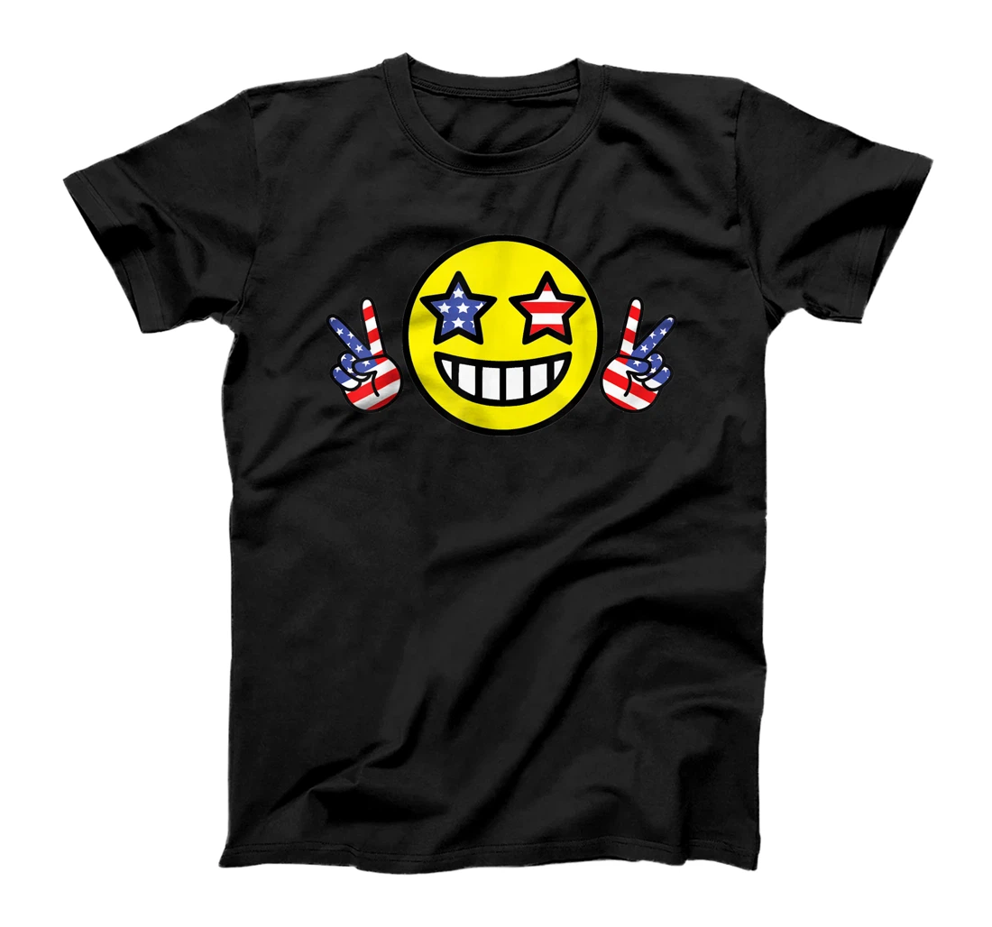 4th of July emoji T-Shirt, Women T-Shirt