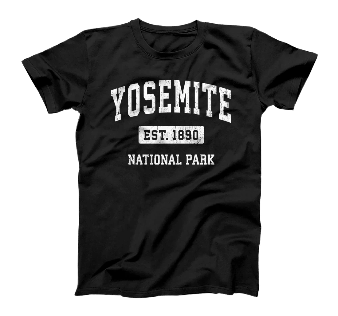 Personalized Yosemite Vintage National Park Sports Design T-Shirt