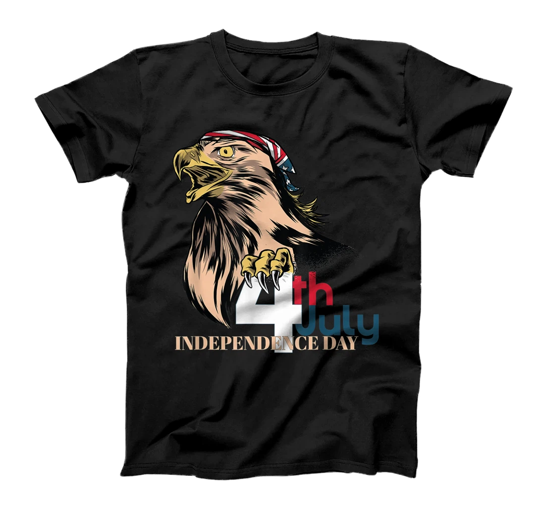 US Happy Independence Day 4th July Flag Eagle for Women Men T-Shirt, Kid T-Shirt and Women T-Shirt