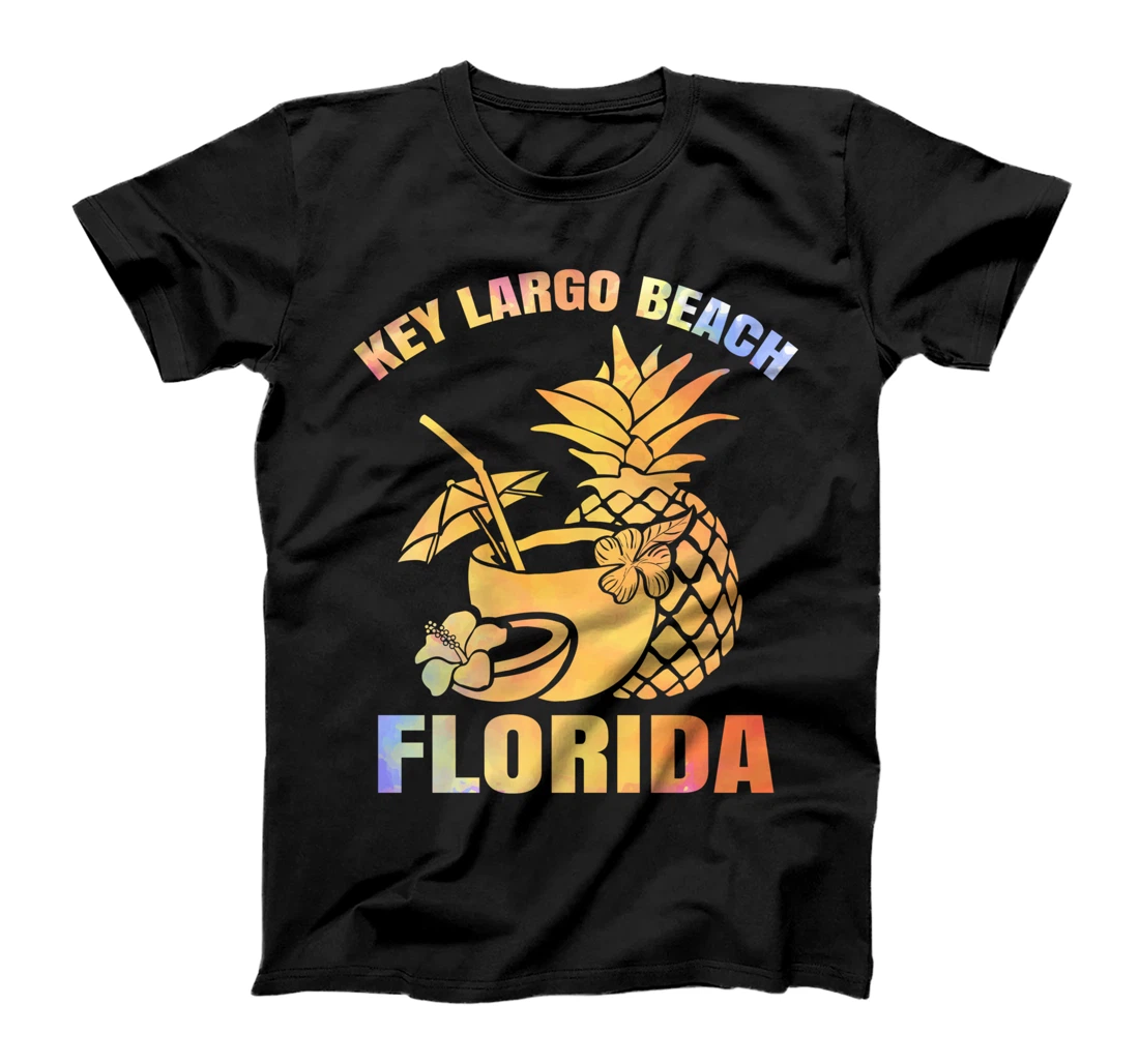 Summer Vacation Retro Sunset Florida Key Largo Beach T-Shirt