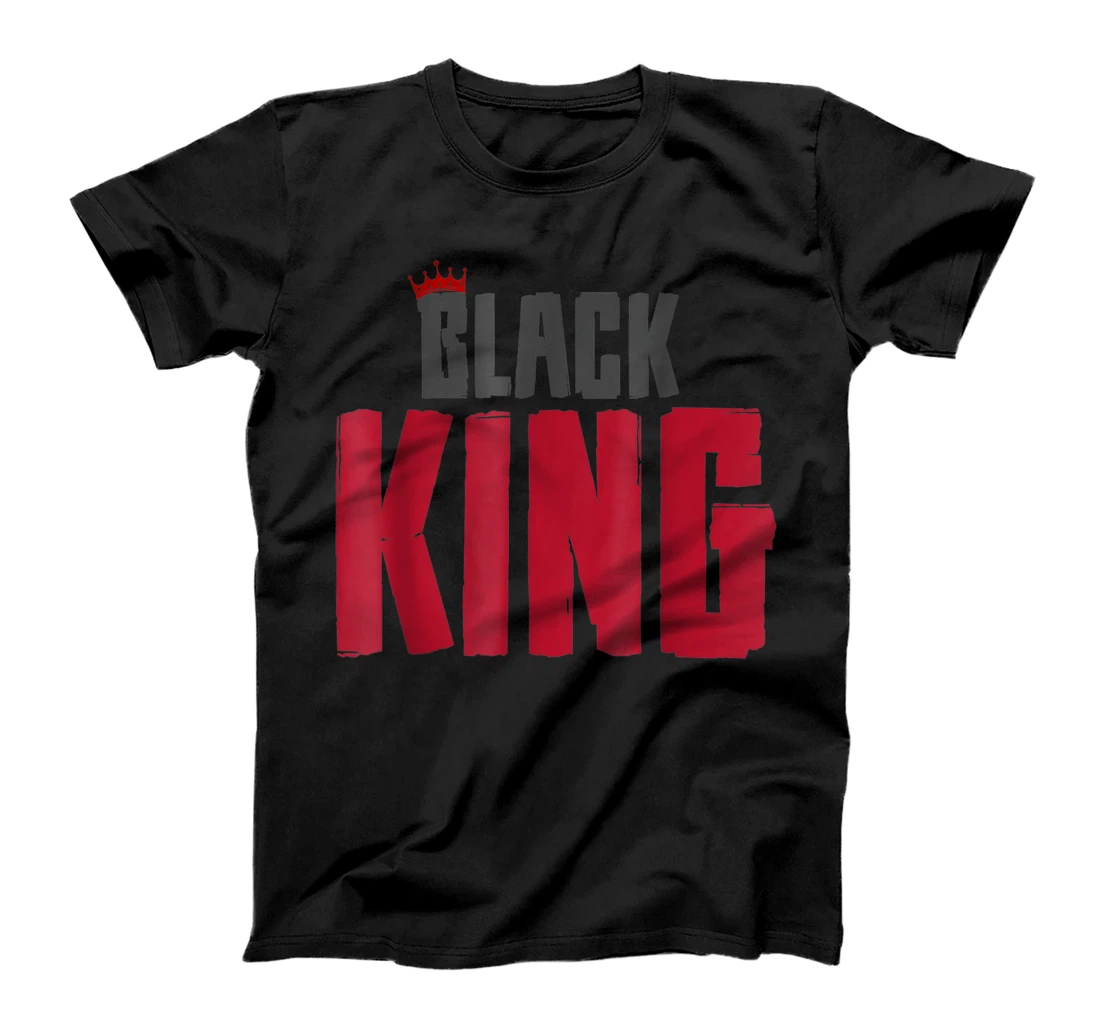 Black King Made To Match Jordan 13 Red_Flint Retro T-Shirt, Women T-Shirt