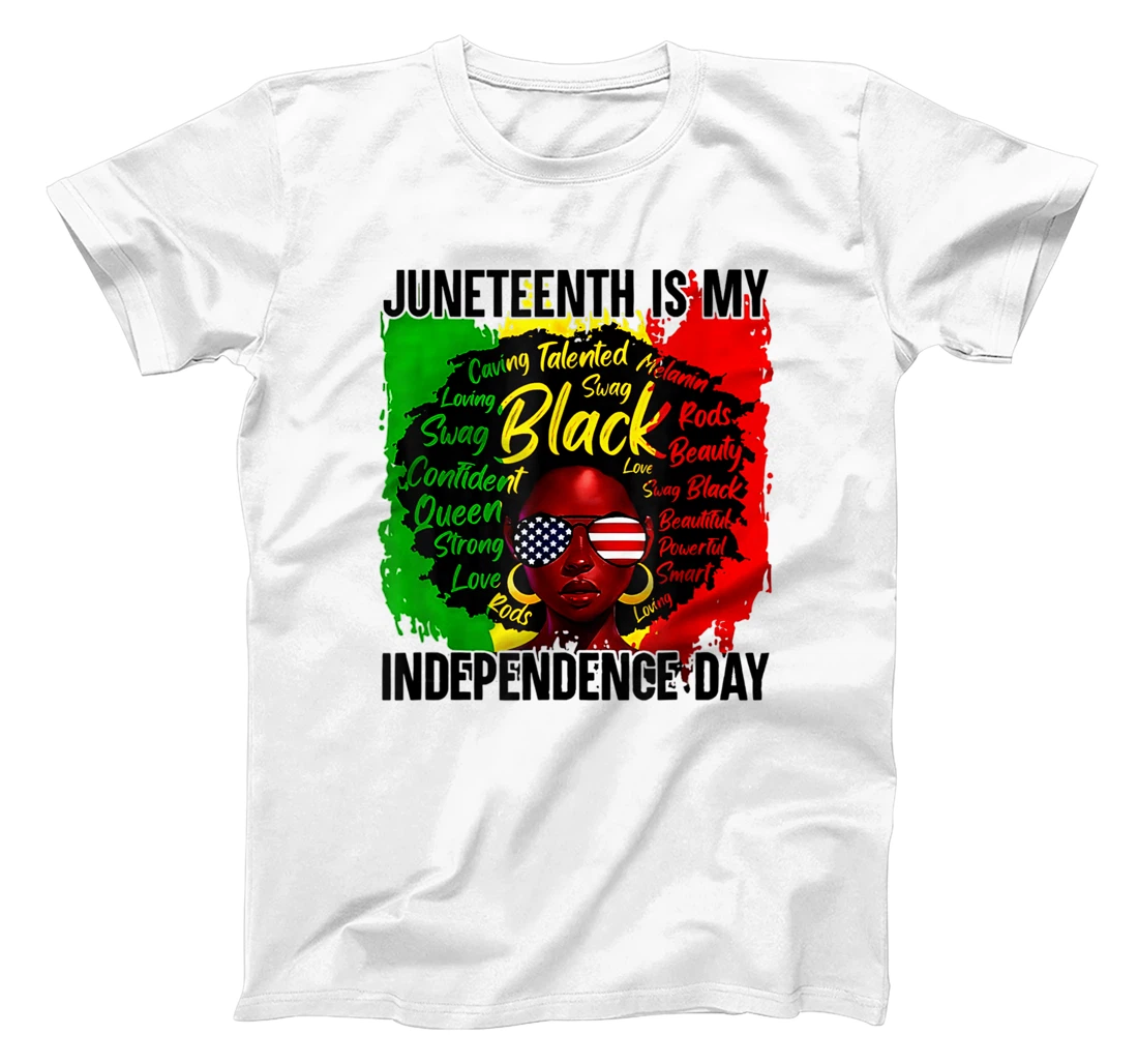 Juneteenth Is My Independence Day African American Women T-Shirt, Women T-Shirt