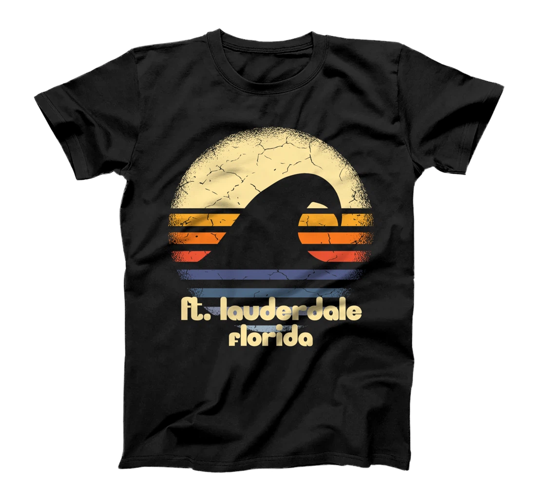 I Love Fort Lauderdale Florida Ocean Wave FL T-Shirt