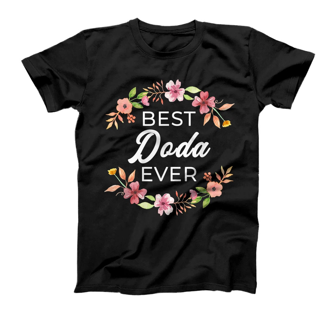 Best Doda Ever Jewish Aunt Floral T-Shirt, Women T-Shirt