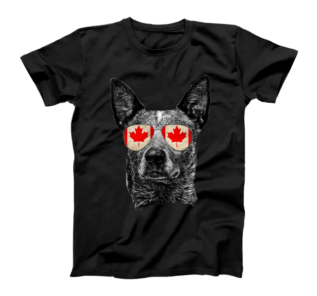 Canada 2021 Dog Flag Sunglasses Football Soccer Fan Lover Premium T-Shirt, Kid T-Shirt and Women T-Shirt