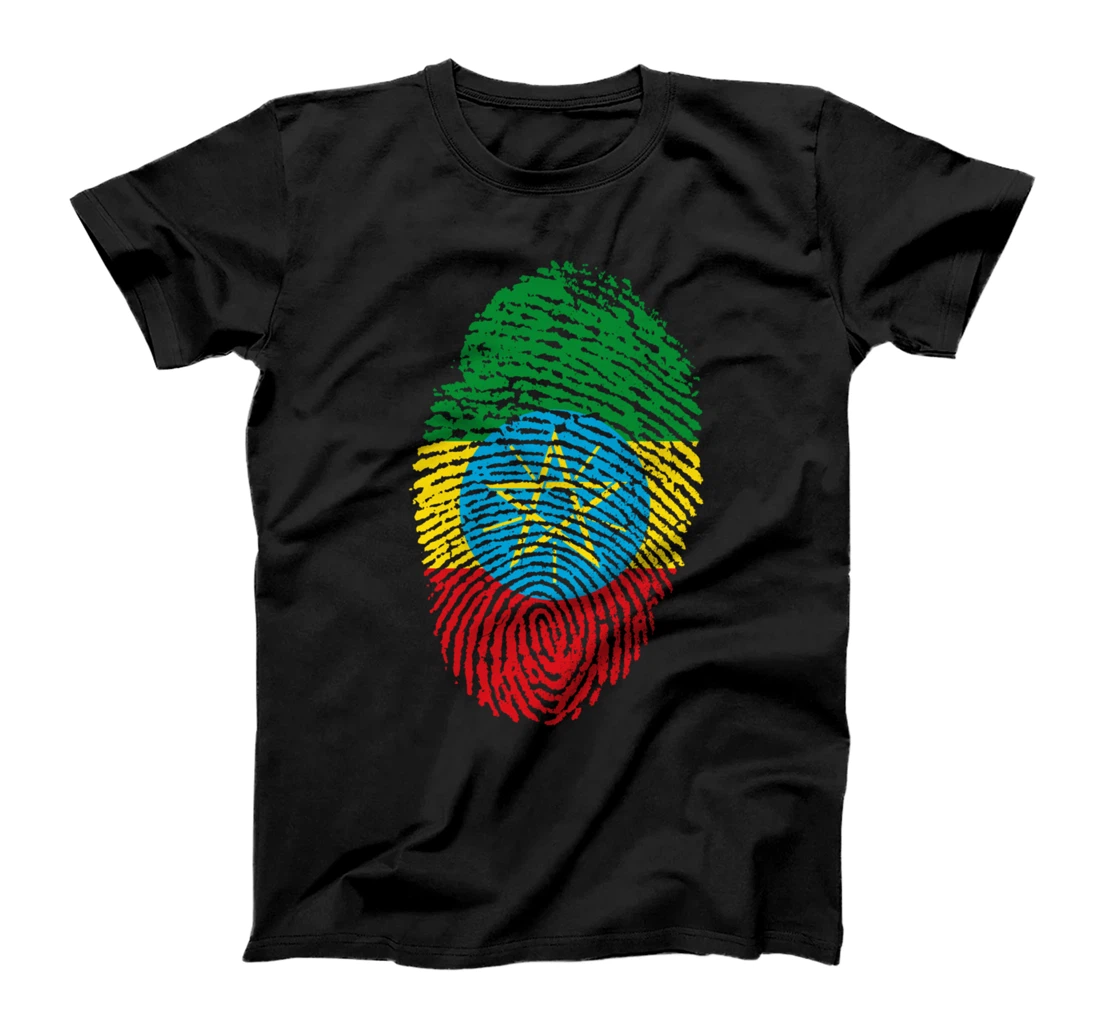 Ethiopia TShirt Ethiopian Flag Patriotic Pride Heritage Gift T-Shirt