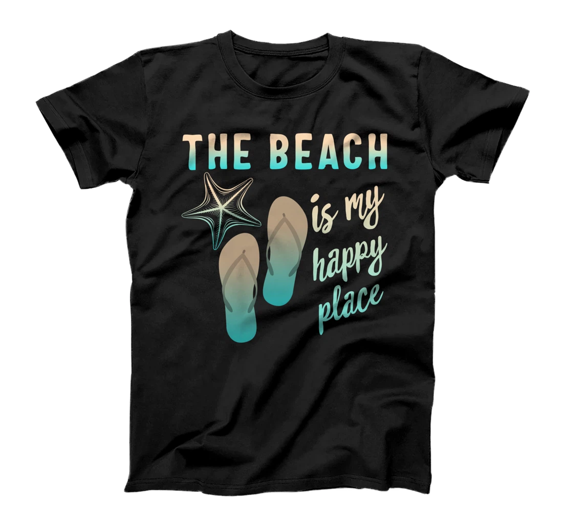 Beach Is My Happiest Place Women Family Trip Summer Vacation T-Shirt