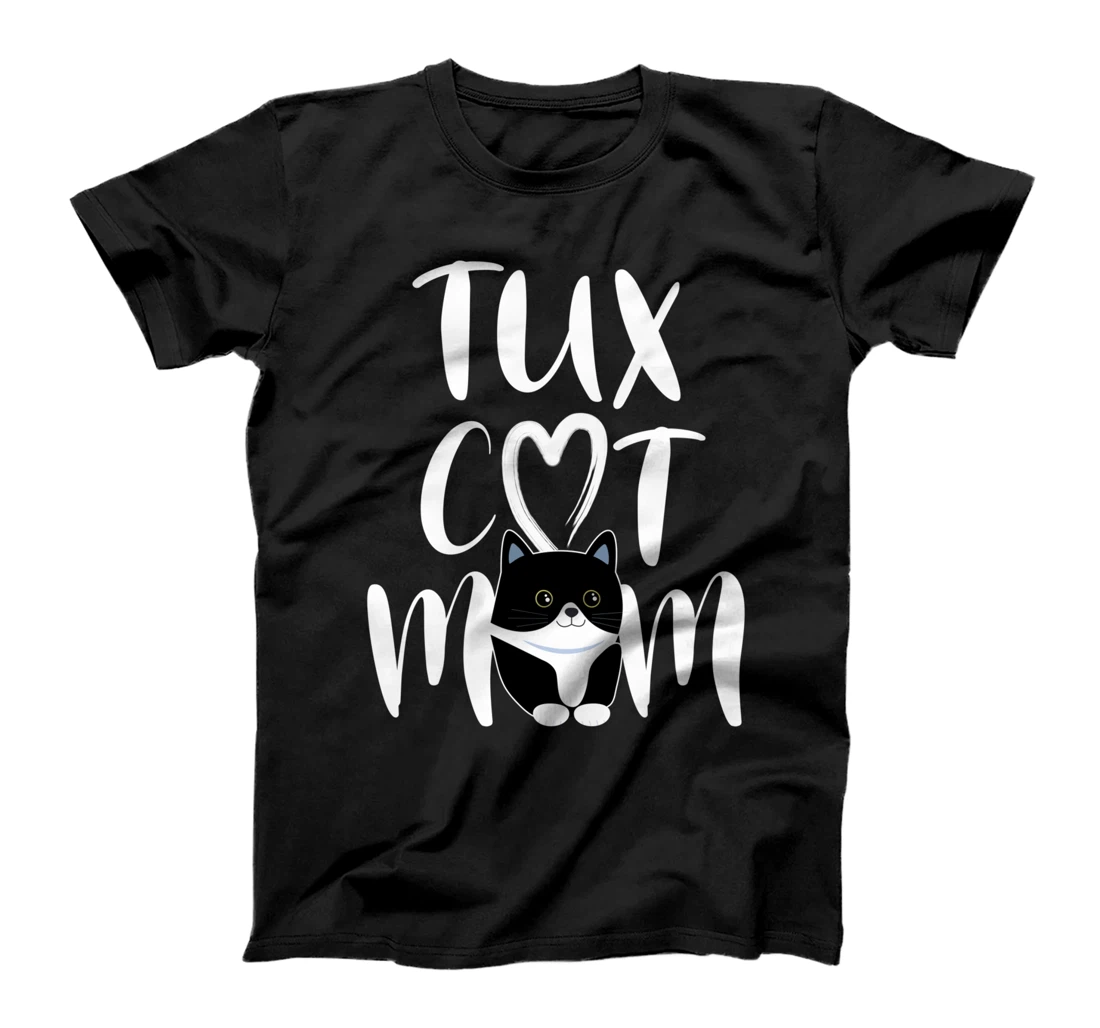 Tuxedo Cat Mom Mum Tux Cat T-Shirt