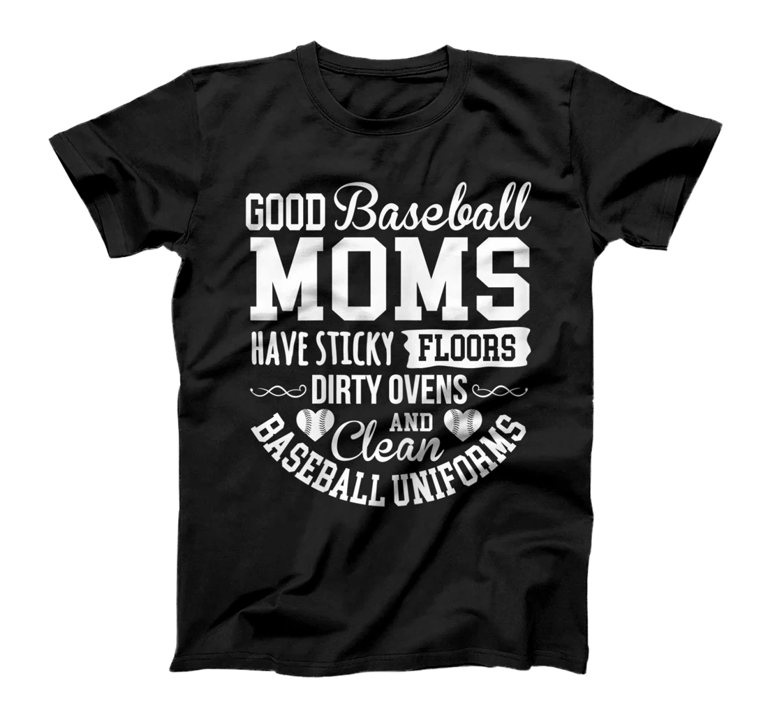 Womens Baseball Player Mom Quote Proud Mother Funny Phrase T-Shirt, Women T-Shirt
