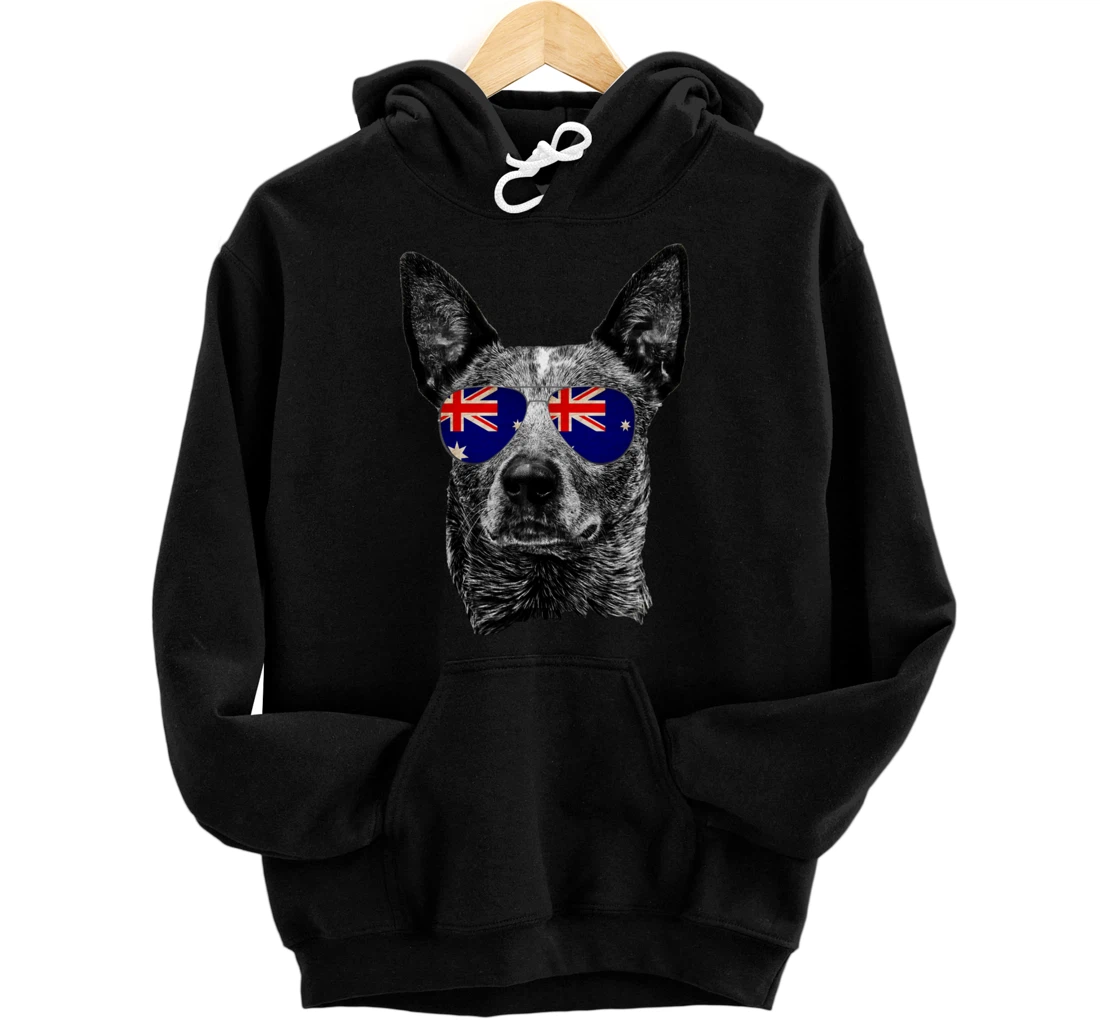 Personalized Australia Dog Flag Sunglasses Football Soccer 2021 Fan Lover Pullover Hoodie