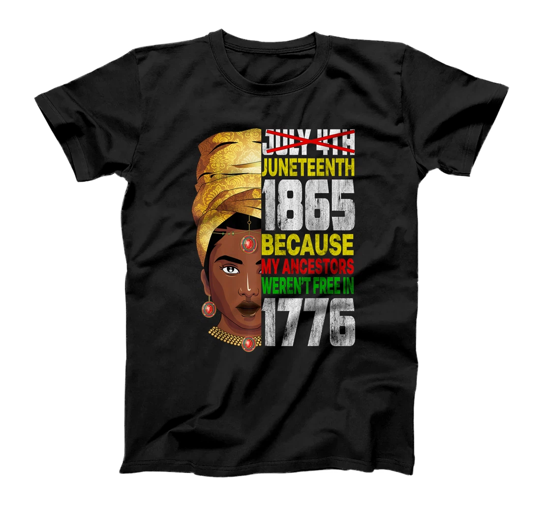 Juneteenth Shirts for Women African American Melanin Queen T-Shirt, Kid T-Shirt and Women T-Shirt