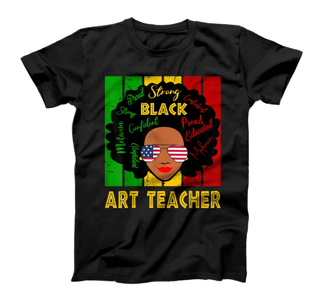 Personalized Art Teacher Juneteenth Is My Independence Day Women/Men T-Shirt, Women T-Shirt