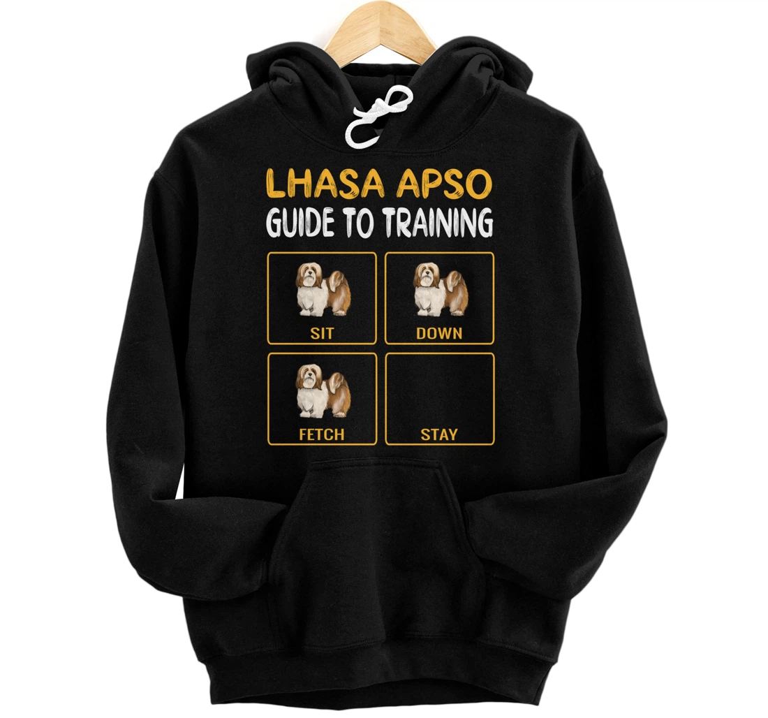 Personalized Lhasa Apsos Guide To Training Dog Obedience Pullover Hoodie